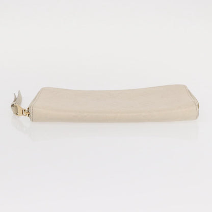Louis Vuitton Zippy Wallet NM Leather Empreinte, WHITE, LEATHER, Wallets