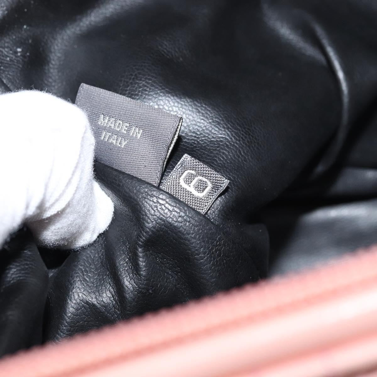 Bally Vintage Handbag Quilted Leather, PINK, LEATHER, Handbag