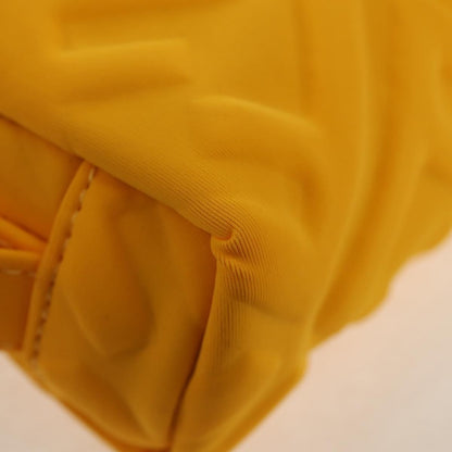 Fendi FF Logo Pouch Nylon, GOLD, NYLON, Clutche & pouche