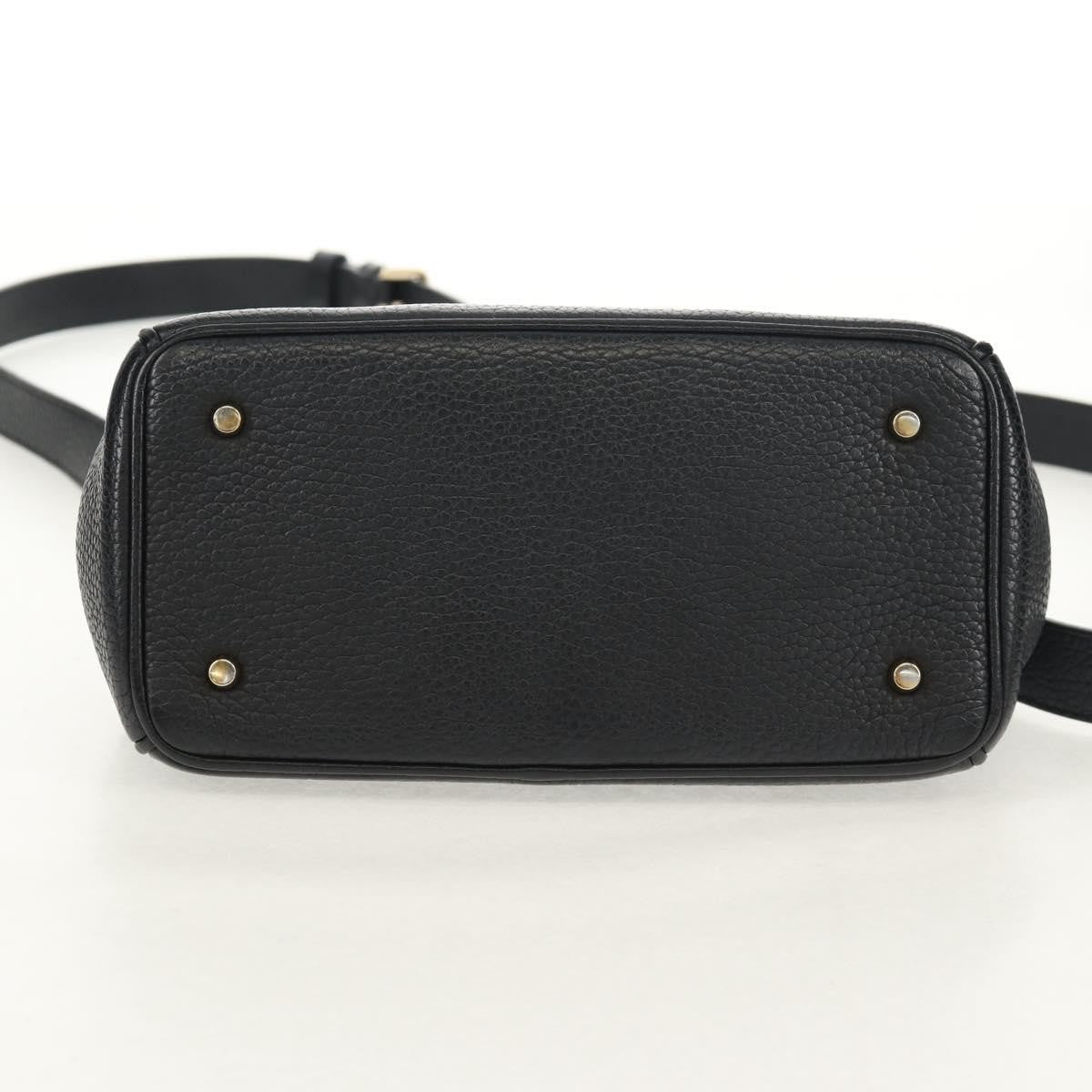 Christian Dior Lady Dior Bag Leather, BLACK, LEATHER, Handbag