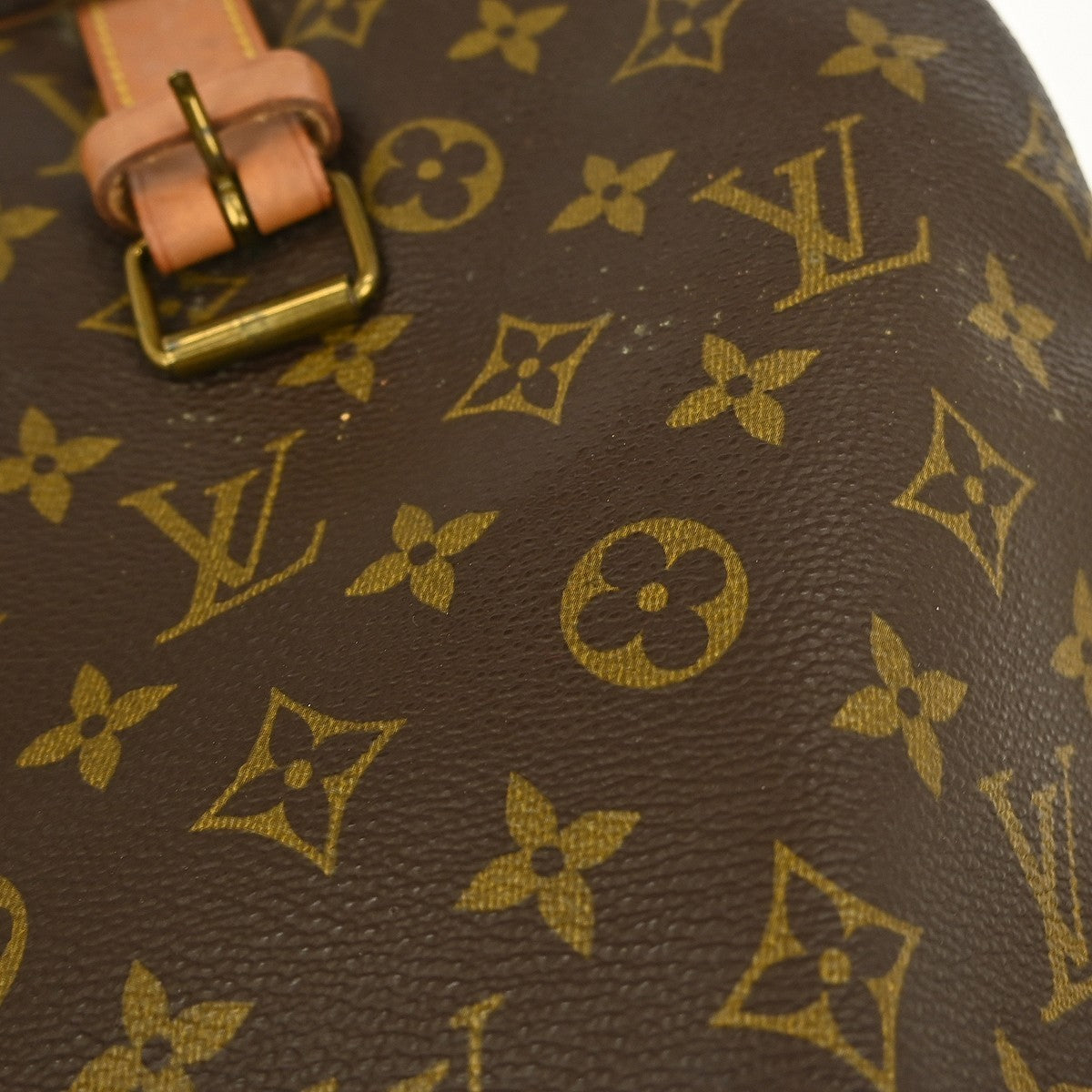 Louis Vuitton Saumur Handbag Monogram Canvas, BROWN, CANVAS, Shoulder bag