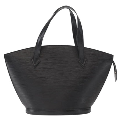 Louis Vuitton Saint Jacques Handbag Epi Leather, BLACK, LEATHER, Handbag