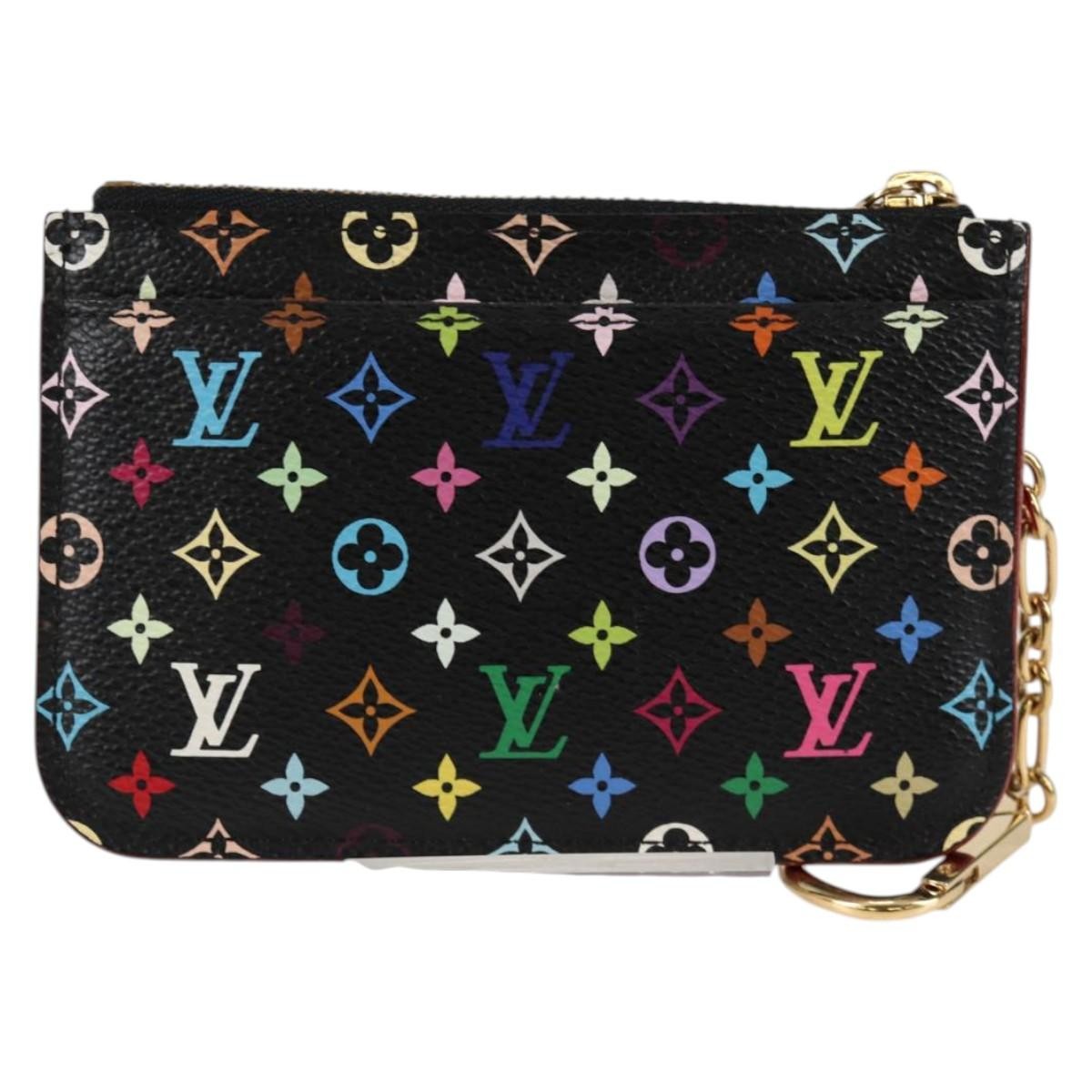 Louis Vuitton Pochette clés NM Monogram Multicolor Canvas, MULTICOLOUR, CANVAS, Wallets