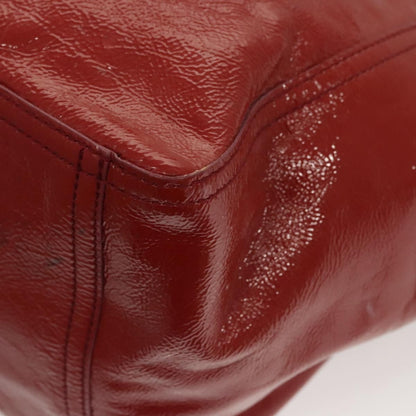 Saint Laurent Downtown Handbag Patent, RED, PATENT_LEATHER, Shoulder bag