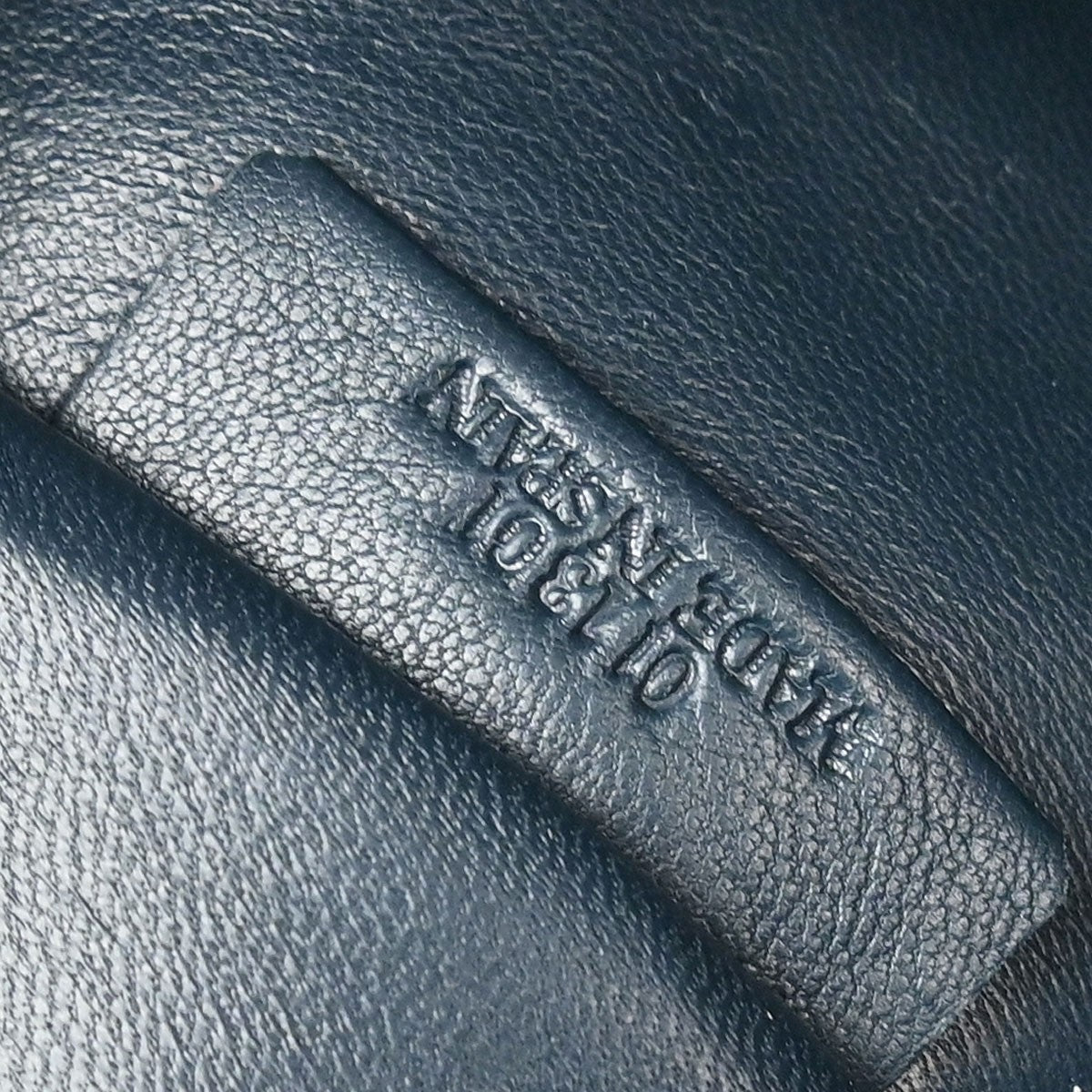 Loewe Amazona NM Bag Leather, NAVY, LEATHER, Handbag