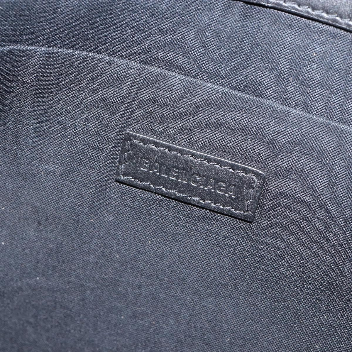 Balenciaga Clip P Pouch Leather, BEIGE, CANVAS, Clutche & pouche