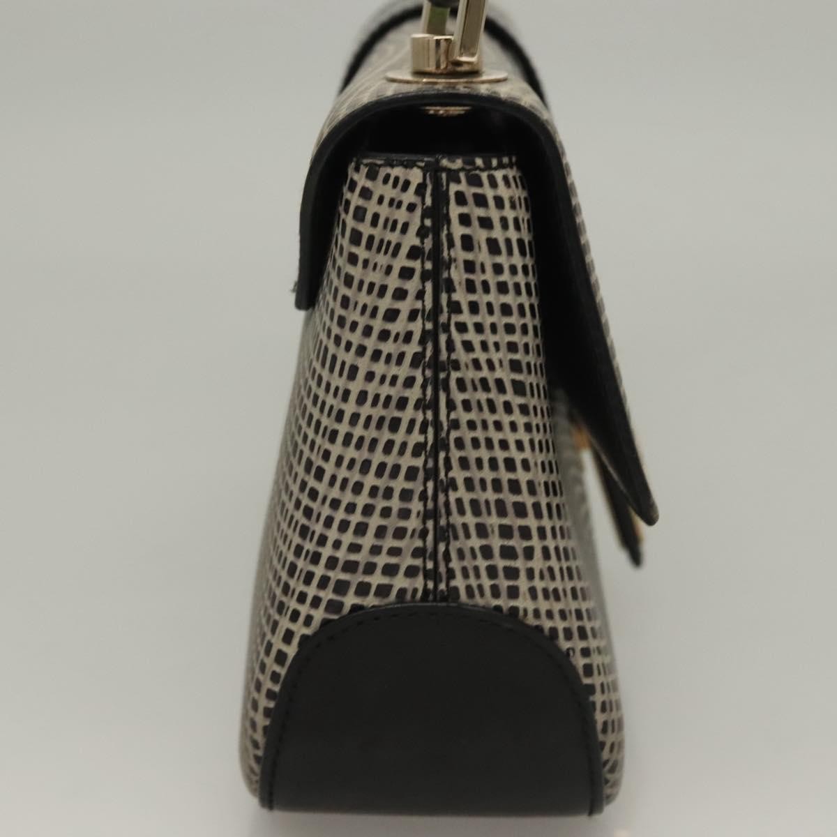 Salvatore Ferragamo Gancini Shoulder Bag Leather, BLACK, LEATHER, Shoulder bag