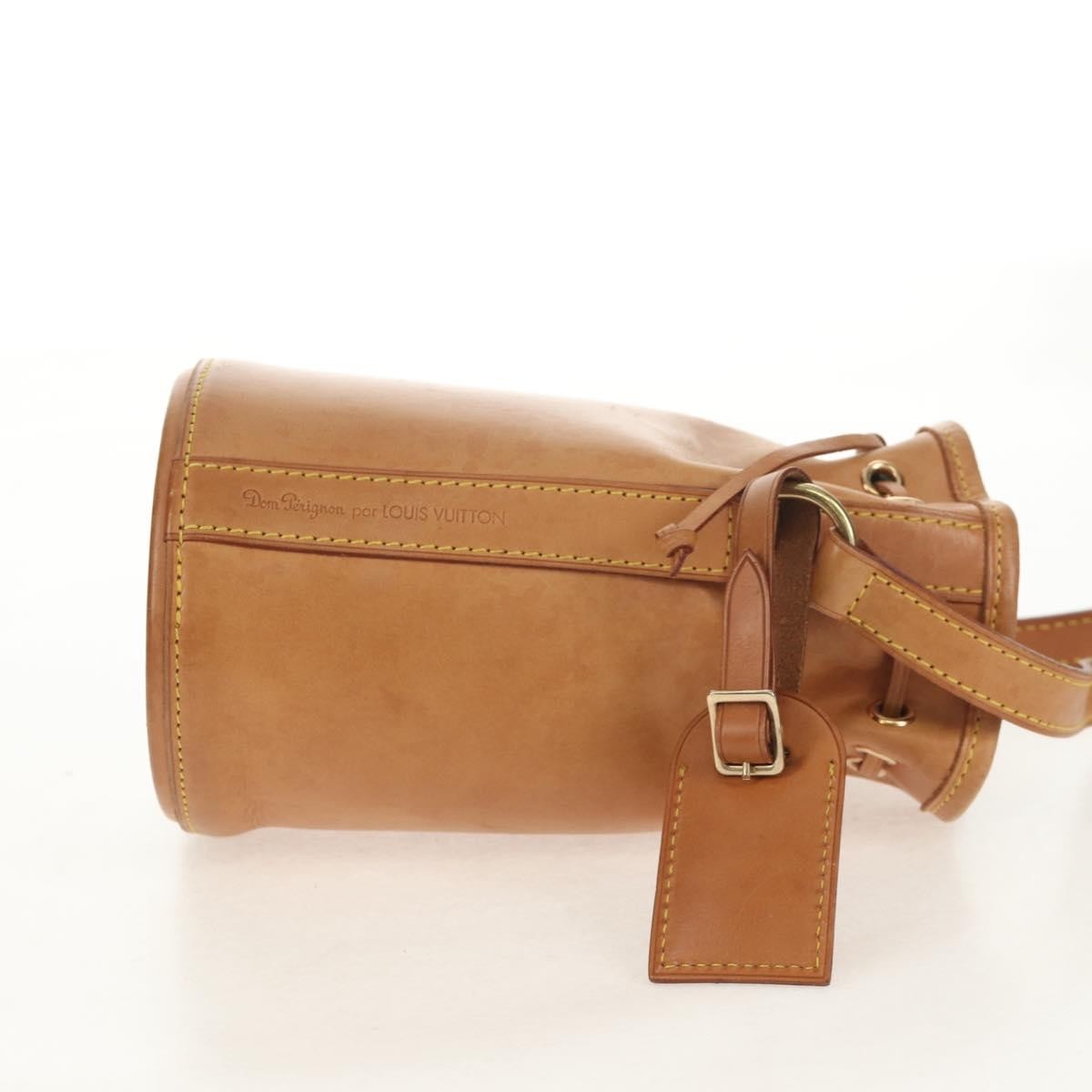 Louis Vuitton Limited Edition Dom Perignon Champagne Carrier Vachetta Leather, BEIGE, LEATHER, Handbag