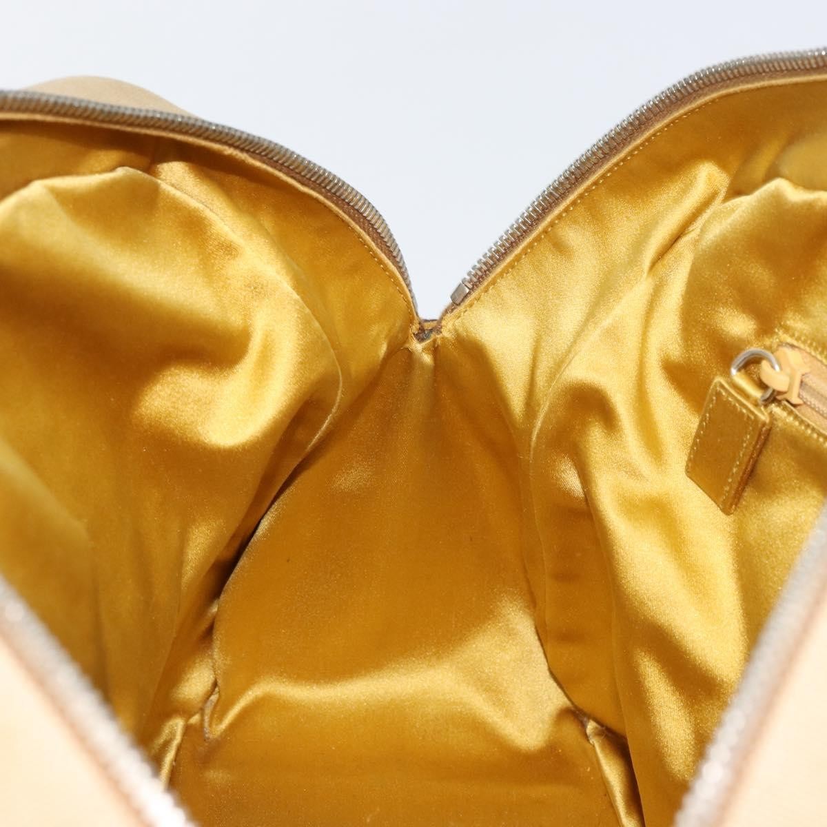 Prada Bowler Bag Canvas with Leather, BEIGE, CANVAS, Handbag