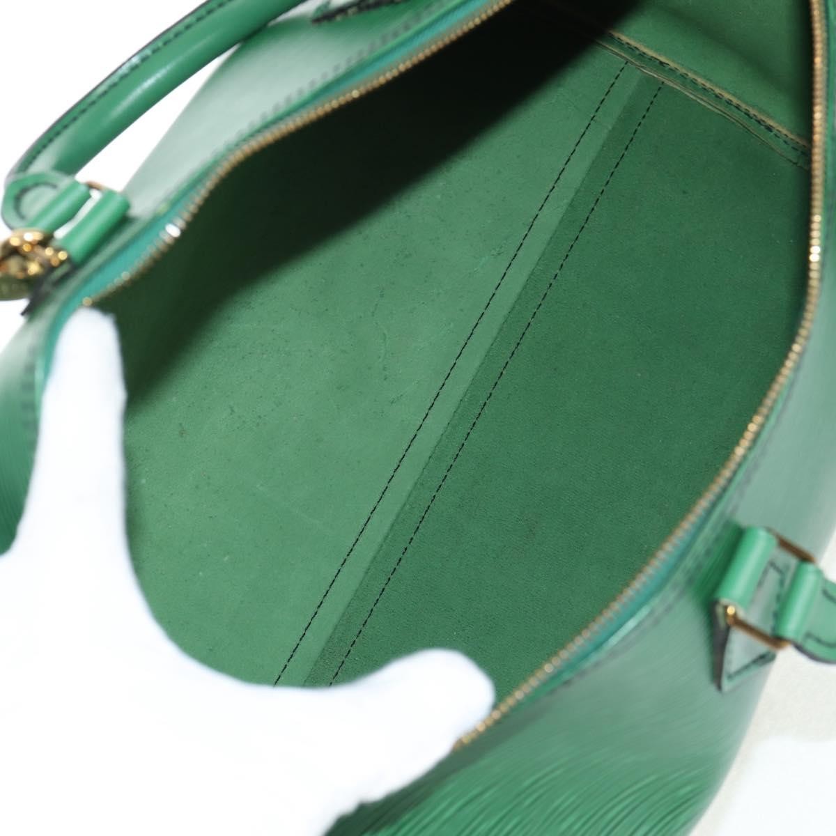 Louis Vuitton Speedy Handbag Epi Leather, GREEN, LEATHER, Handbag