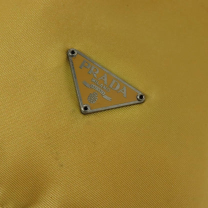 Prada Drawstring Wristlet Bucket Bag Tessuto, YELLOW, NYLON, Clutche & pouche