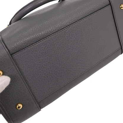 Loewe Amazona Bag Leather, GRAY, LEATHER, Handbag