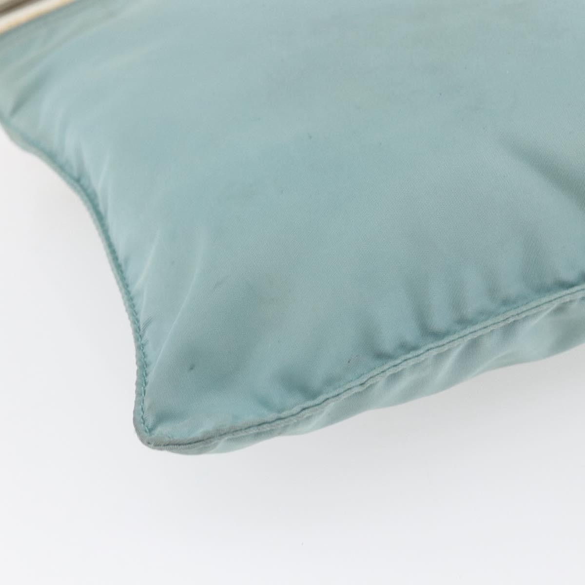 Prada Front Pocket Messenger Bag Tessuto, BLUE, NYLON, Shoulder bag