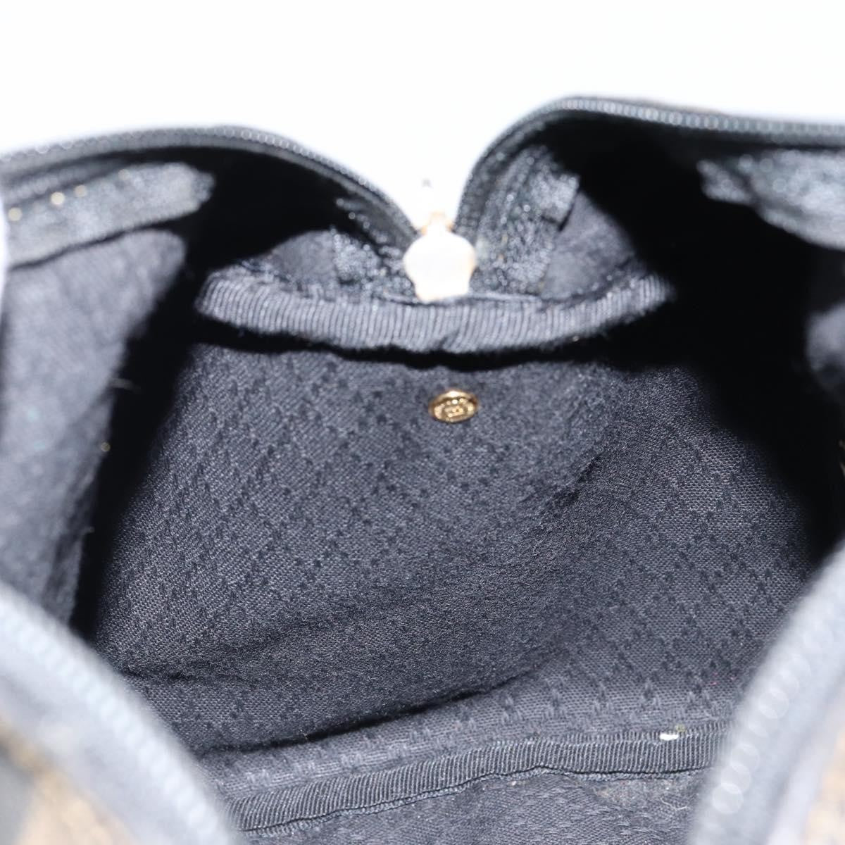 Fendi Vintage Pequin Boston Bag Coated Canvas, BROWN, CANVAS, Handbag