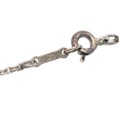 Tiffany & Co. Elsa Peretti Open Heart Pendant Necklace Sterling Silver, SILVER, SILVER, Necklace