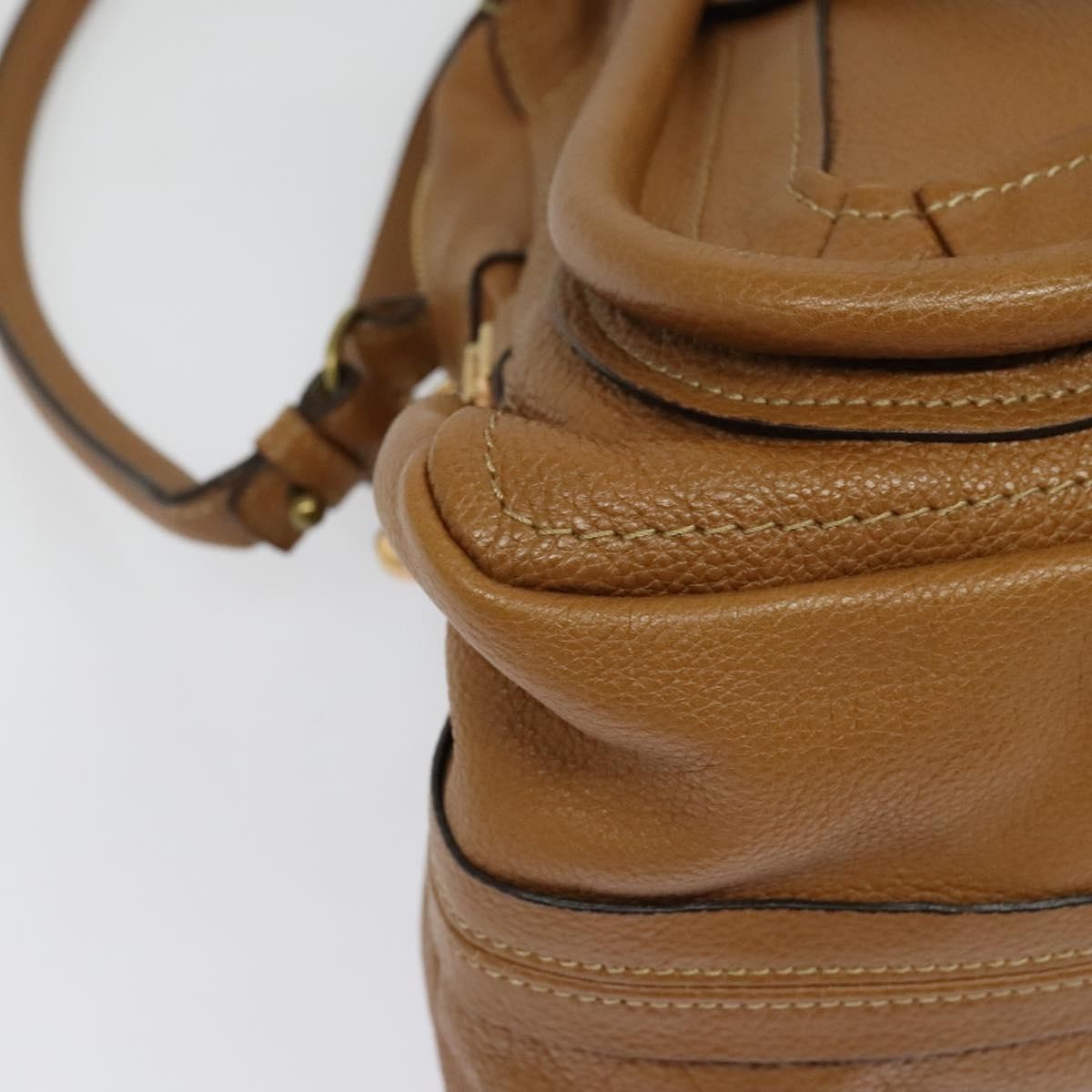 Chloe Darryl Hobo Leather, BROWN, LEATHER, Handbag