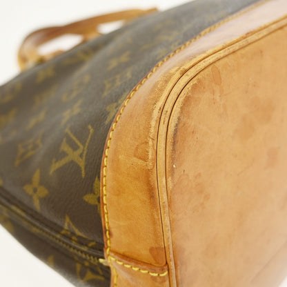 Louis Vuitton Alma Handbag Monogram Canvas, BROWN, CANVAS, Handbag