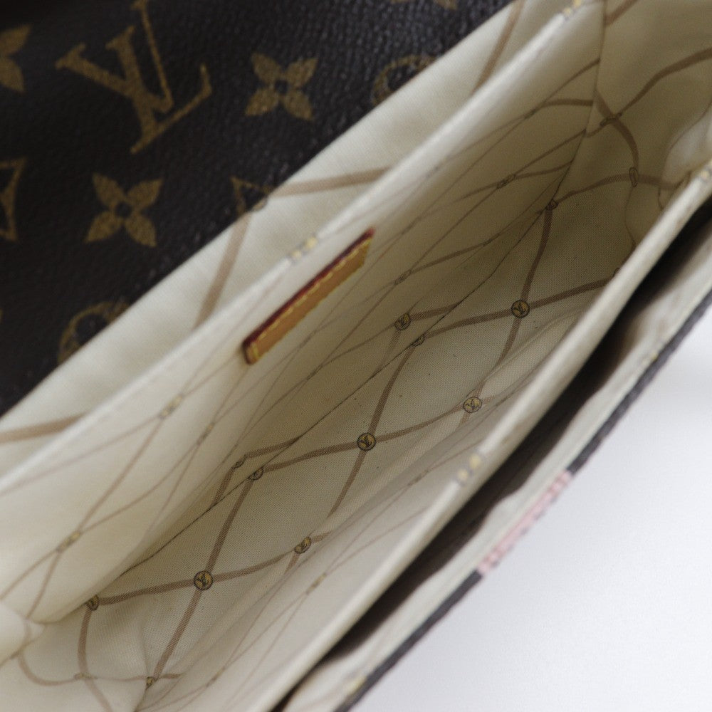 Louis Vuitton Pochette Metis Limited Edition Summer Trunks Monogram Canvas, BROWN, CANVAS, Shoulder bag