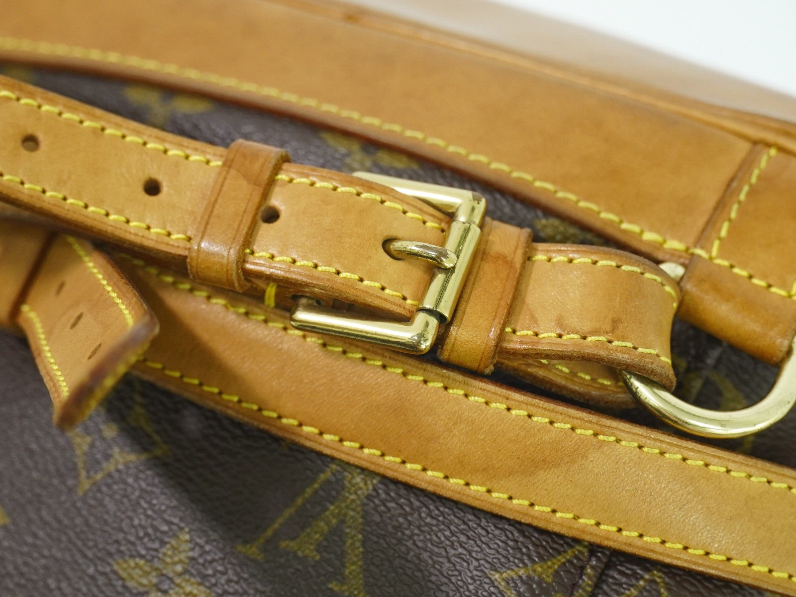 Louis Vuitton Vintage Montsouris Backpack Monogram Canvas, BROWN, CANVAS, Backpack