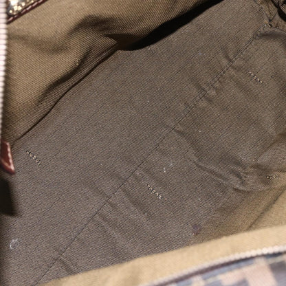 Fendi Vintage Convertible Satchel Zucca Canvas, BROWN, CANVAS, Handbag