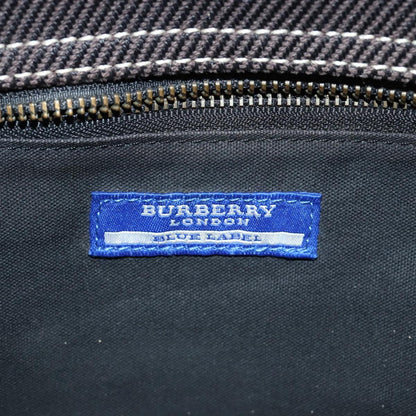 Burberry Nova Check Bowling Bag Canvas, BLACK, CANVAS, Travel bag