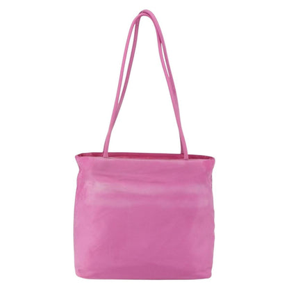 Prada Vintage Zip Tote Tessuto, PINK, NYLON, Tote bag