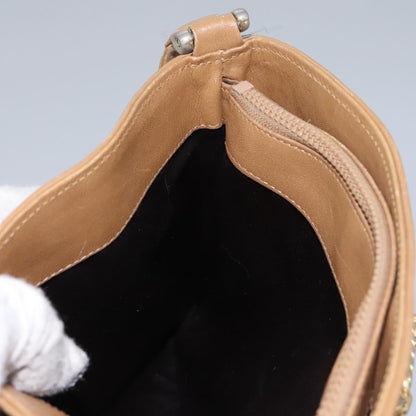 Celine Vintage Macadam Shoulder Bag Canvas, BEIGE, CANVAS, Shoulder bag