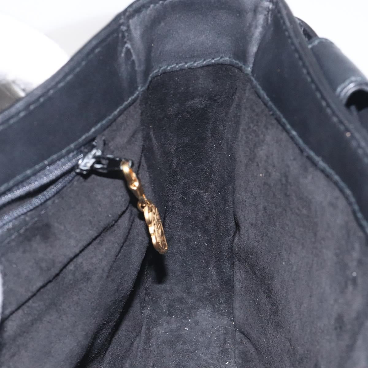 Gucci Vintage Shoulder Bag Leather, BLACK, LEATHER, Shoulder bag