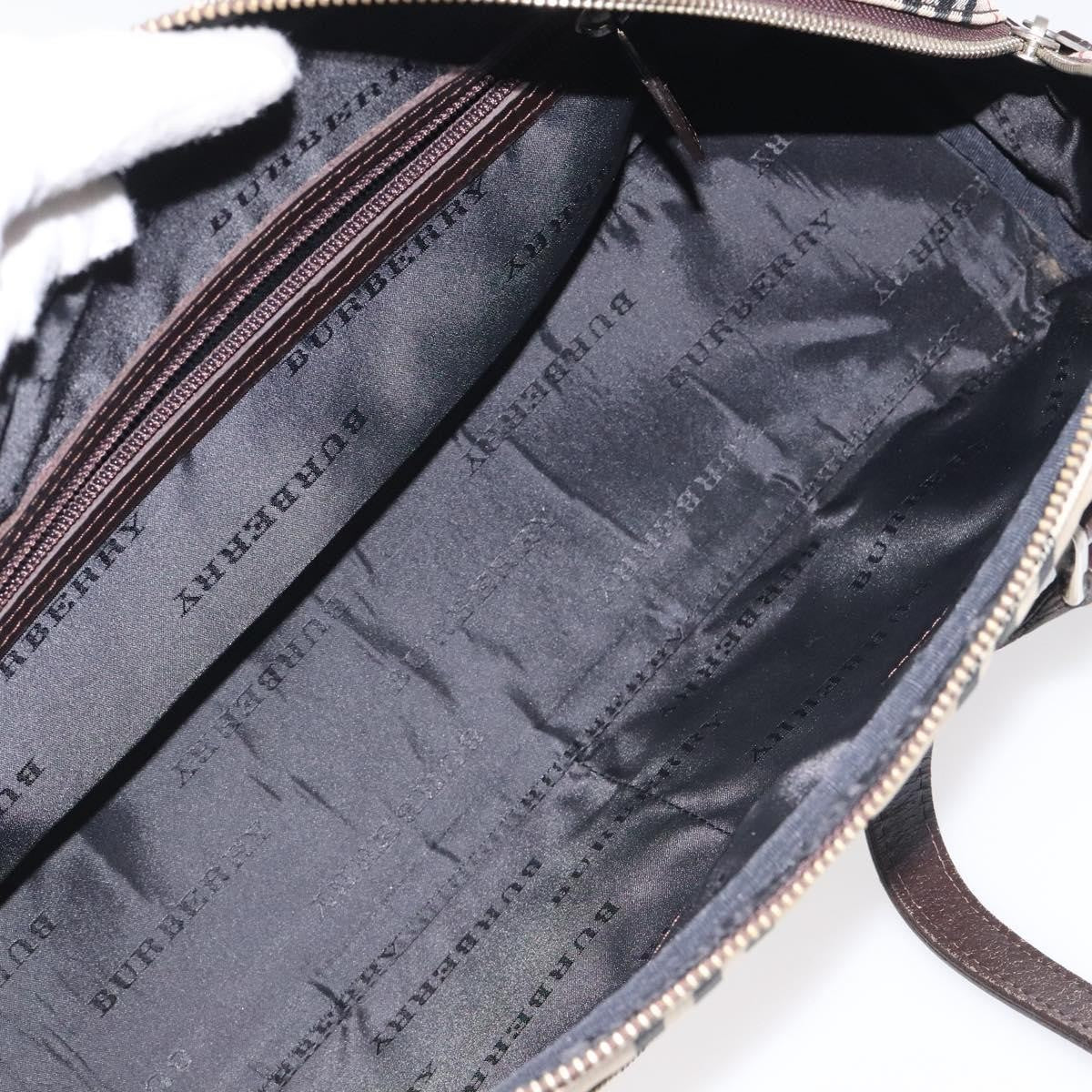 Burberry Nova Check Bowling Bag Canvas, BEIGE, NYLON, Bag