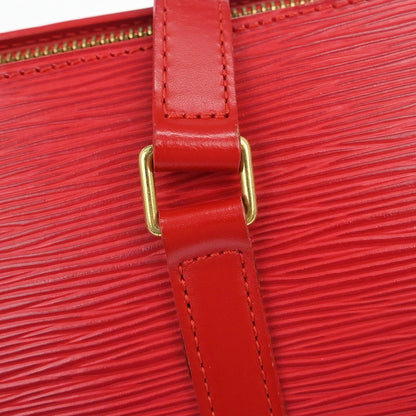 Louis Vuitton Soufflot Handbag Epi Leather, Red, Leather, Handbag
