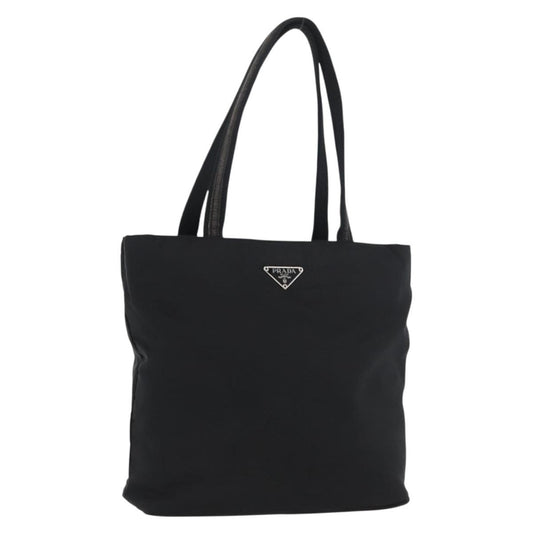 Prada Vintage Tote Nylon, Black, Nylon, Tote Bag