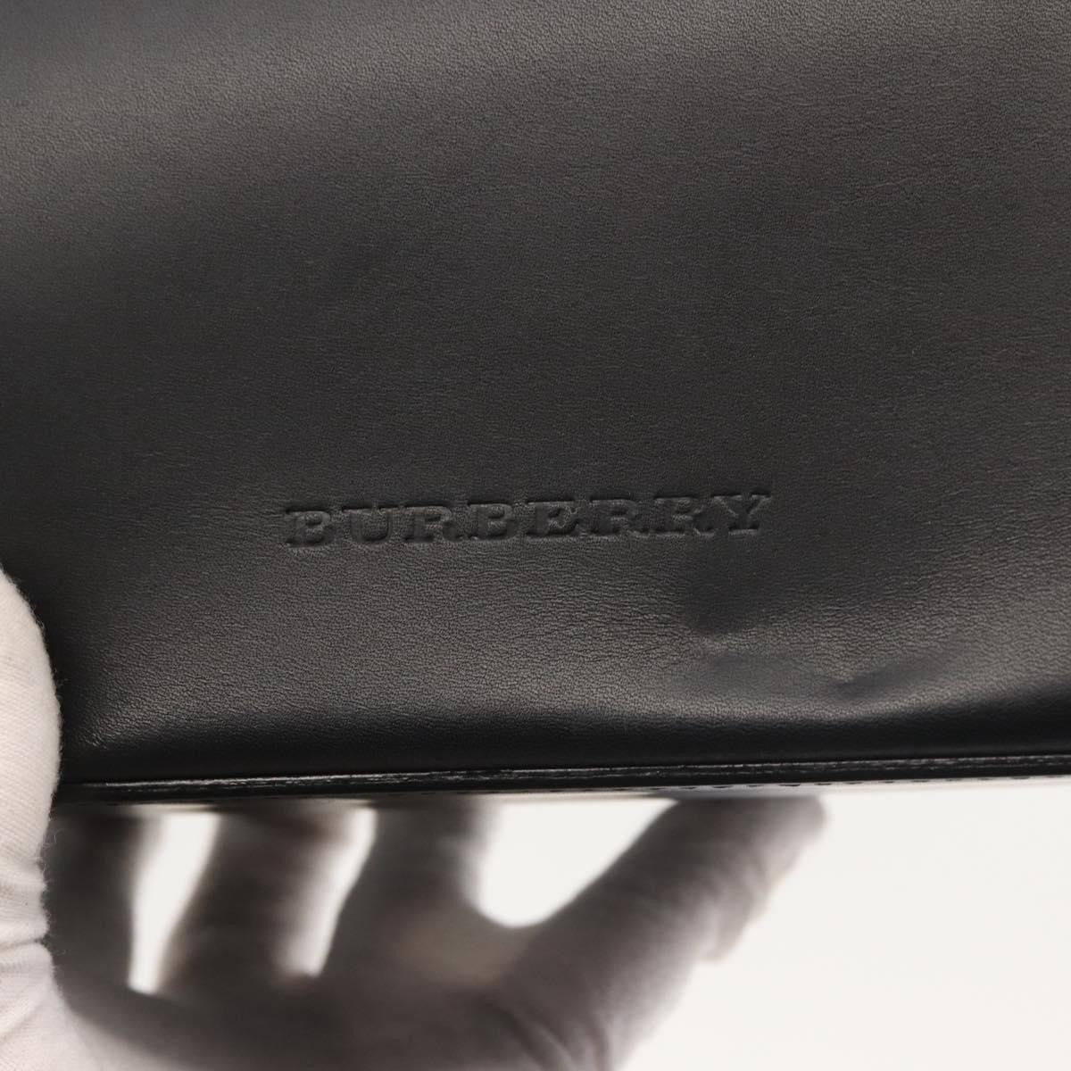 Burberry Vintage Tote Leather, BLACK, LEATHER, Tote bag