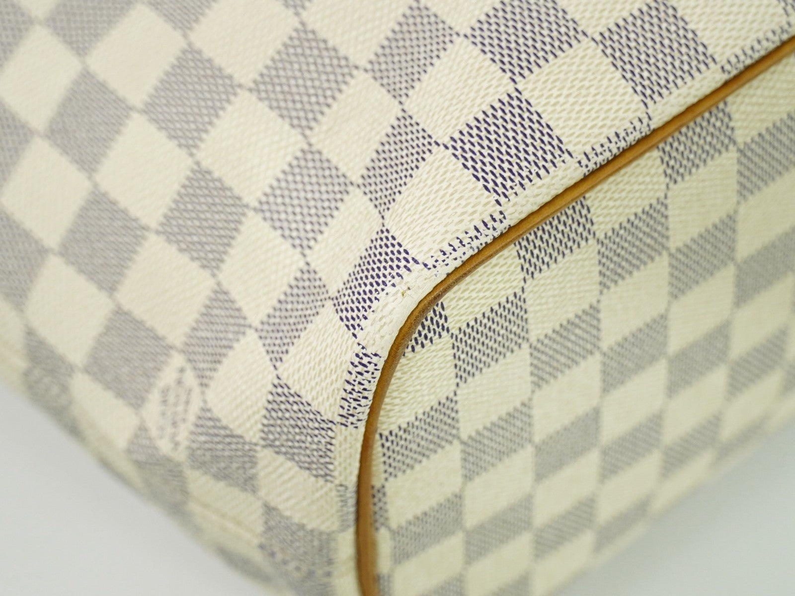 Louis Vuitton Saleya Handbag Damier, WHITE, CANVAS, Tote bag