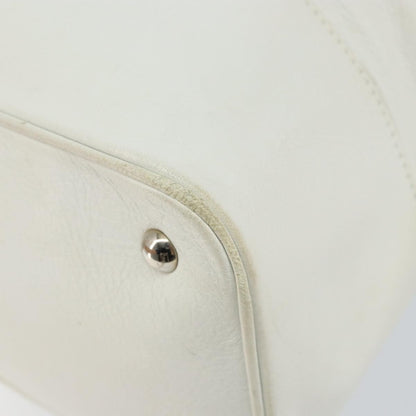 Salvatore Ferragamo Vala tote Leather, WHITE, LEATHER, Tote bag