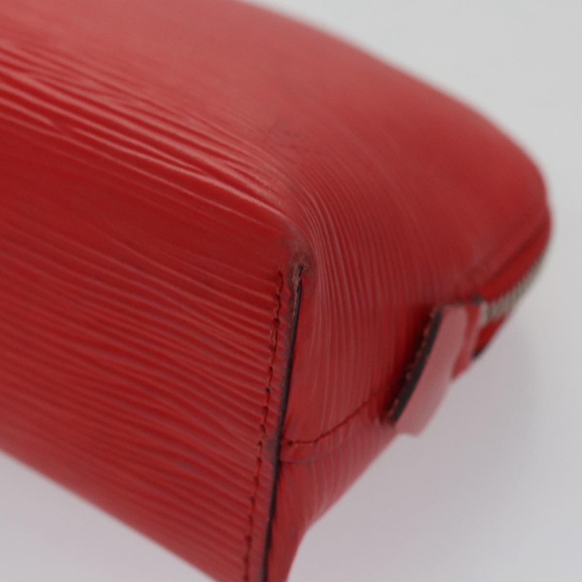 Louis Vuitton Cosmetic Pouch Epi Leather, RED, LEATHER, Clutche & pouche