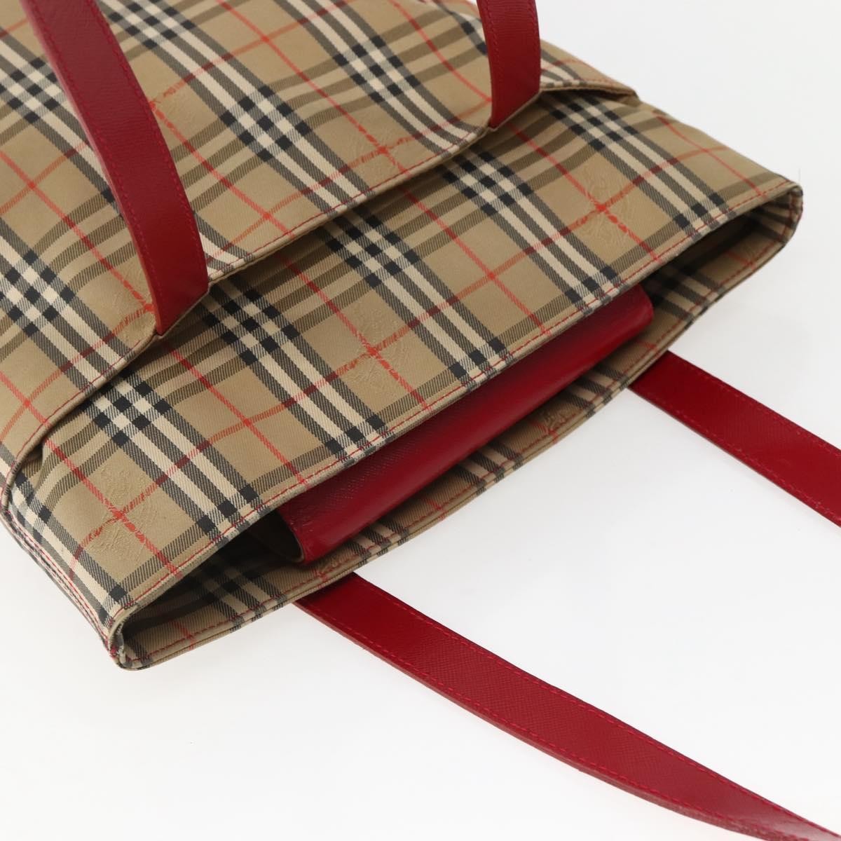 Burberry Nova Check Tote canvas check pattern, BEIGE, CANVAS, Tote bag