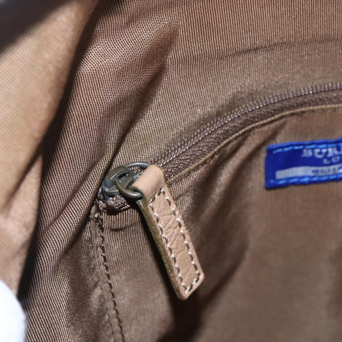 Burberry Blue Label Handbag Leather, BROWN, LEATHER, Handbag