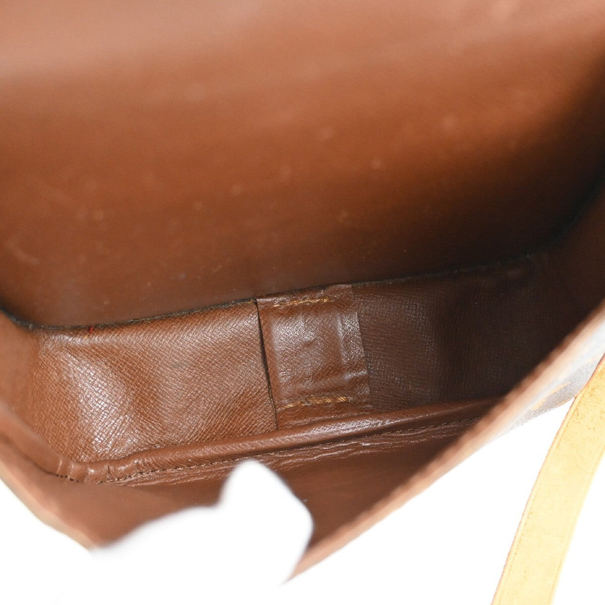 Louis Vuitton Cartouchiere Handbag Monogram Canvas, BROWN, LEATHER, Handbag