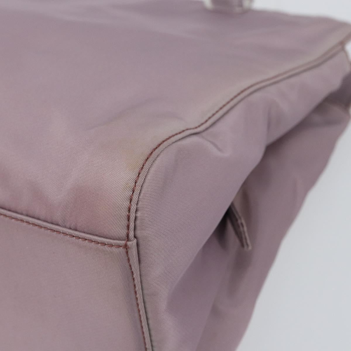 Prada Resin Handle Tote Tessuto, PURPLE, NYLON, Tote bag