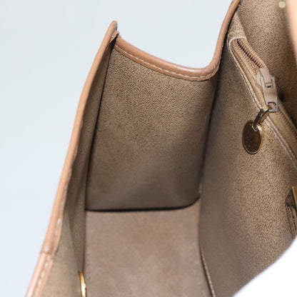 Christian Dior Vintage Honeycomb Handbag Canvas Leather, BEIGE, CANVAS, Handbag