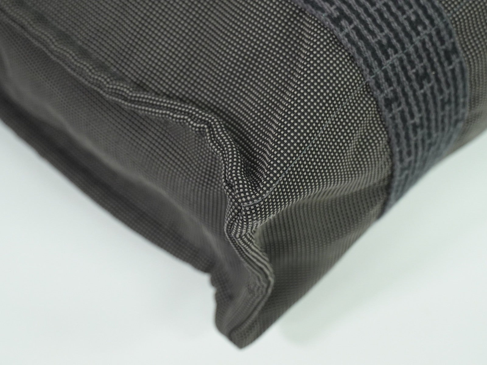 Hermes Herline Backpack Canvas, GRAY, CANVAS, Backpack