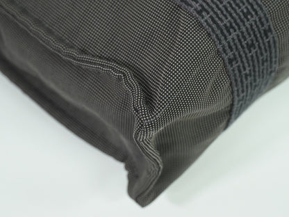 Hermes Herline Backpack Canvas, GRAY, CANVAS, Backpack