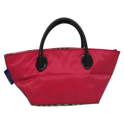 Burberry Nova Check Tote Nylon, PINK, NYLON, Tote bag