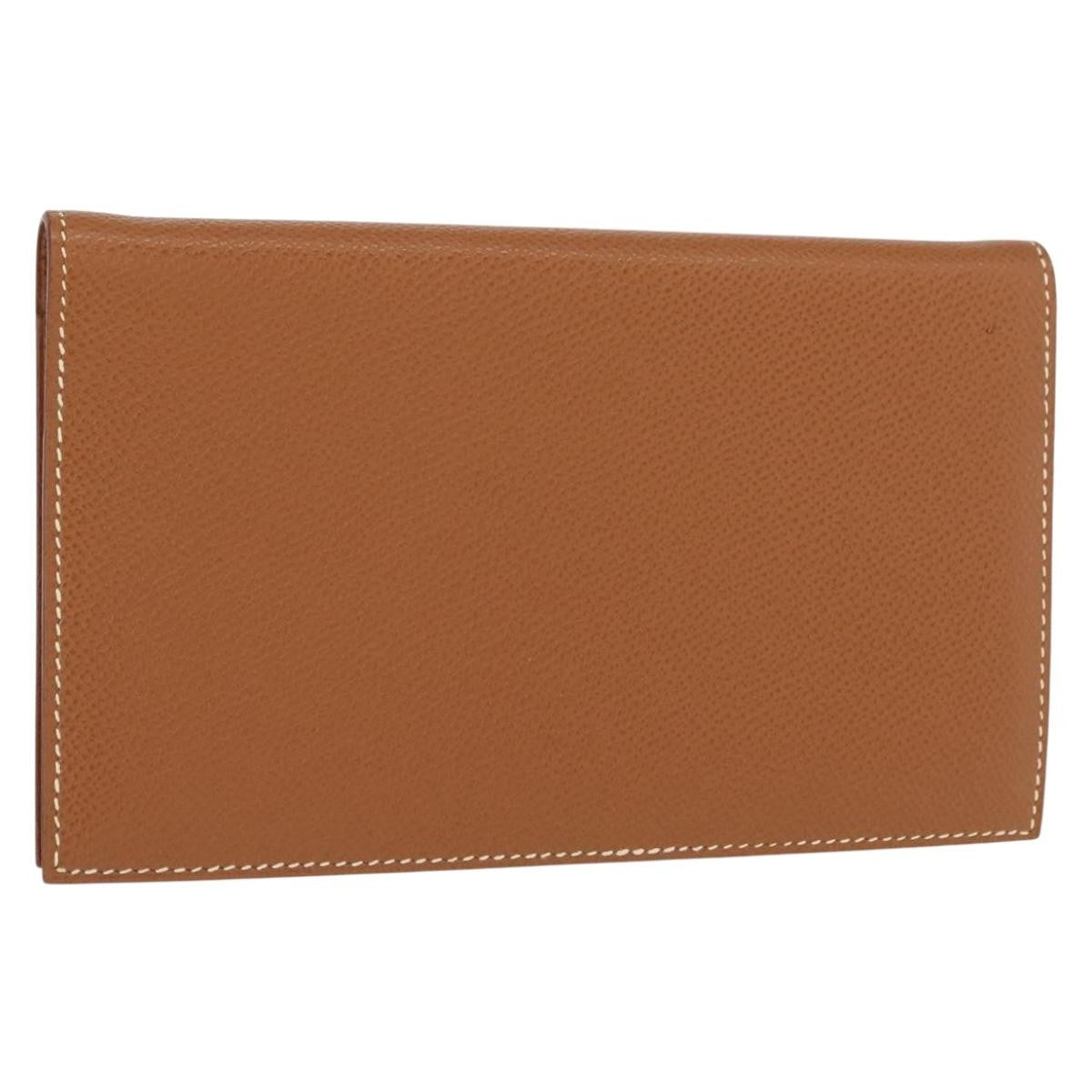 Hermes Agenda A6 Day Planner Housse Leather, Brown, Leather, Wallet