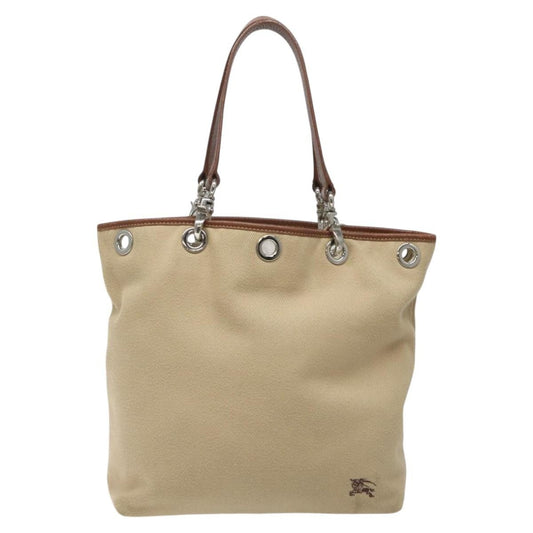 Burberry Nova Check Tote Canvas and Leather, BEIGE, CANVAS, Tote bag