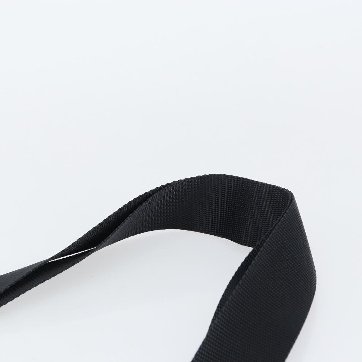 Prada Front Pocket Messenger Bag Tessuto, BLACK, NYLON, Shoulder bag