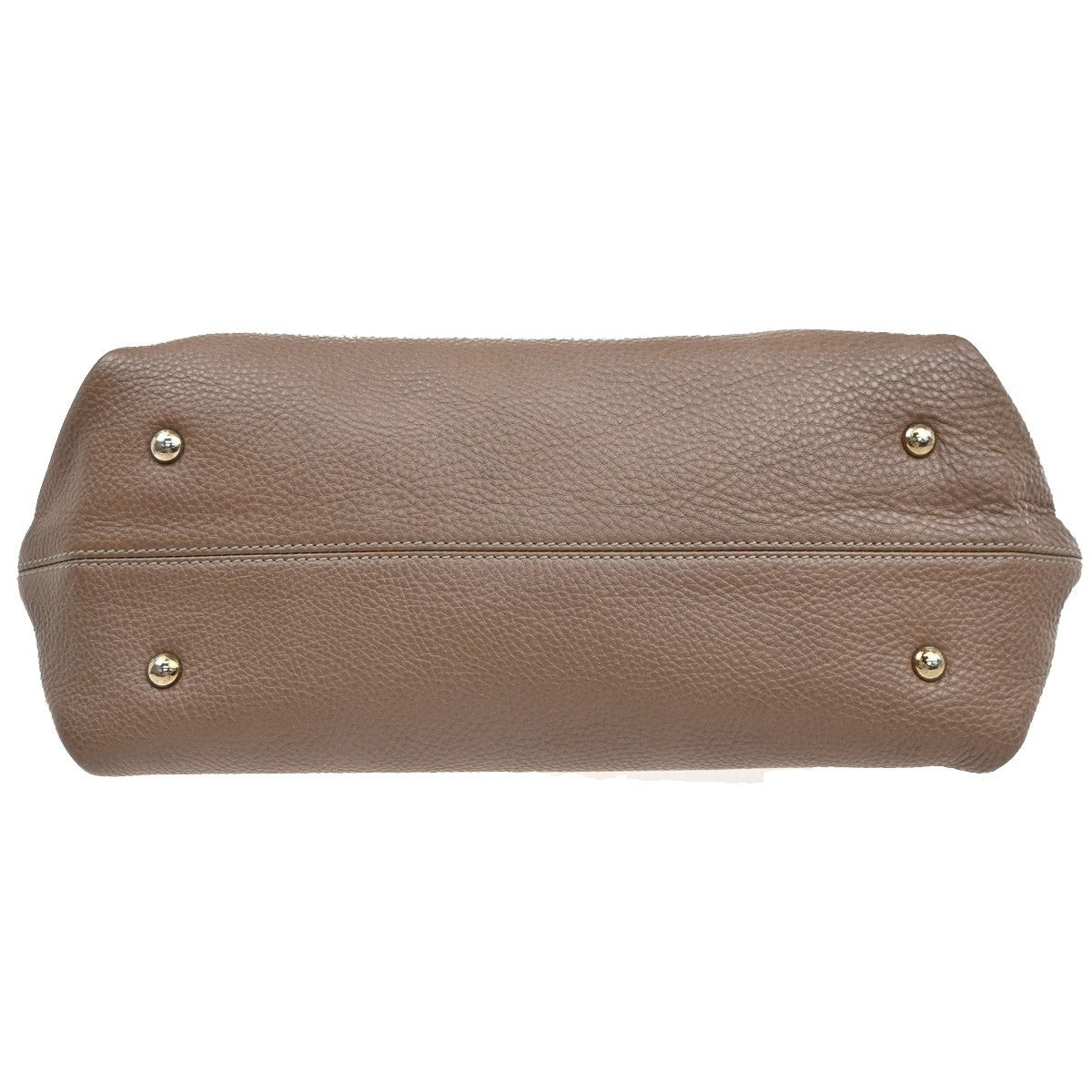 Salvatore Ferragamo Sofia Satchel Leather, BROWN, LEATHER, Handbag