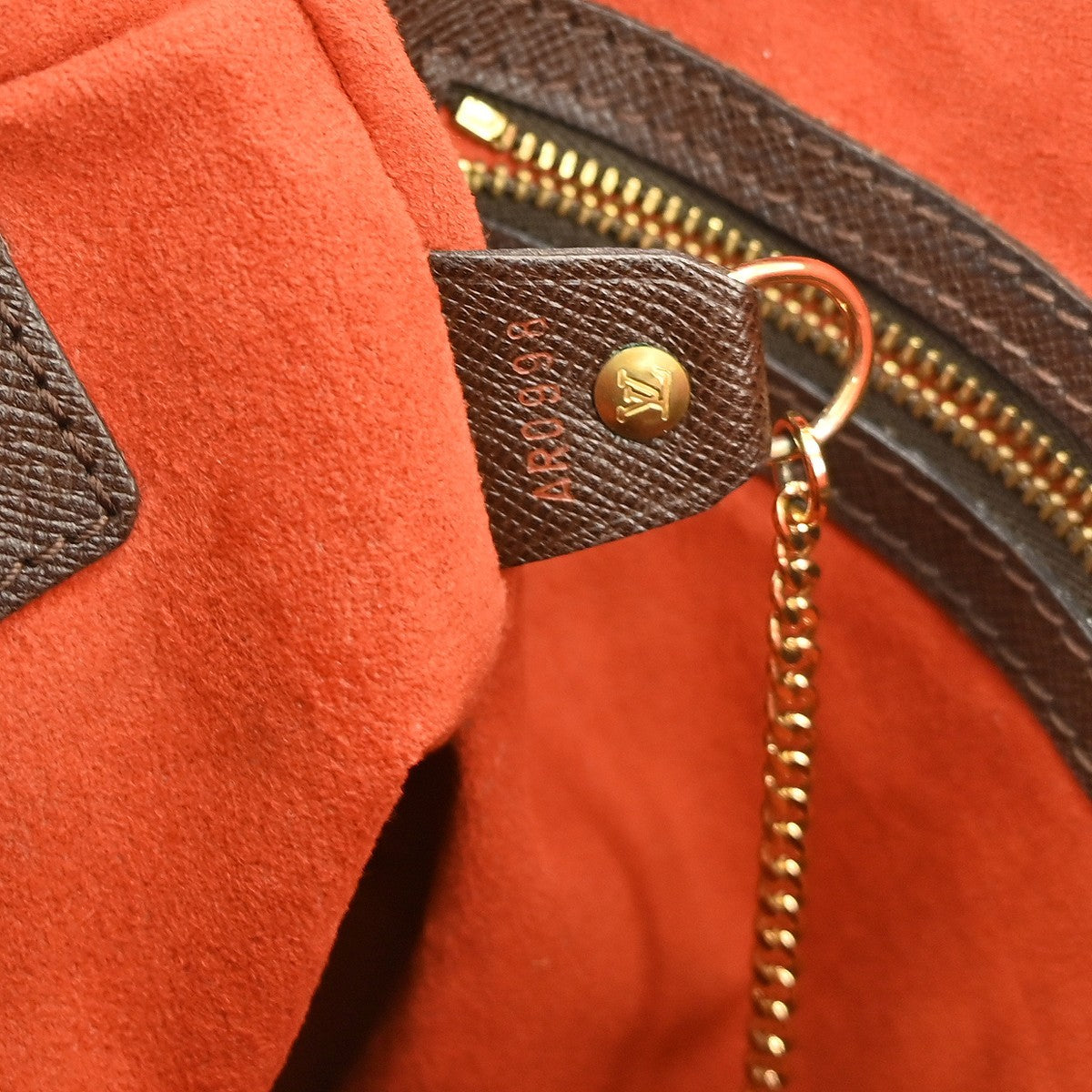 Louis Vuitton Marais Damier, BROWN, CANVAS, Handbag