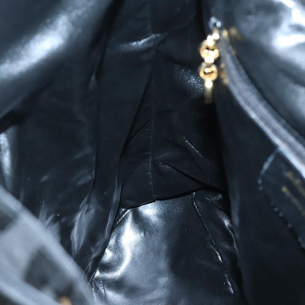 Salvatore Ferragamo Vintage Gancini Backpack Nylon, BLACK, NYLON, Backpack