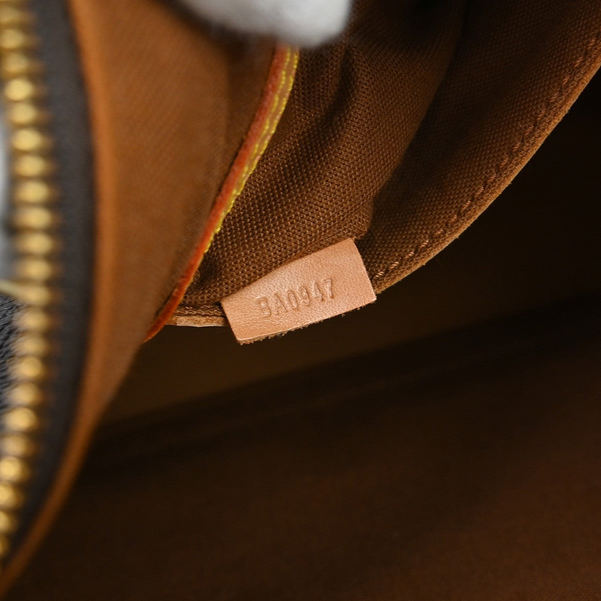 Louis Vuitton Alma Handbag Monogram Canvas, Brown, Canvas, Handbag
